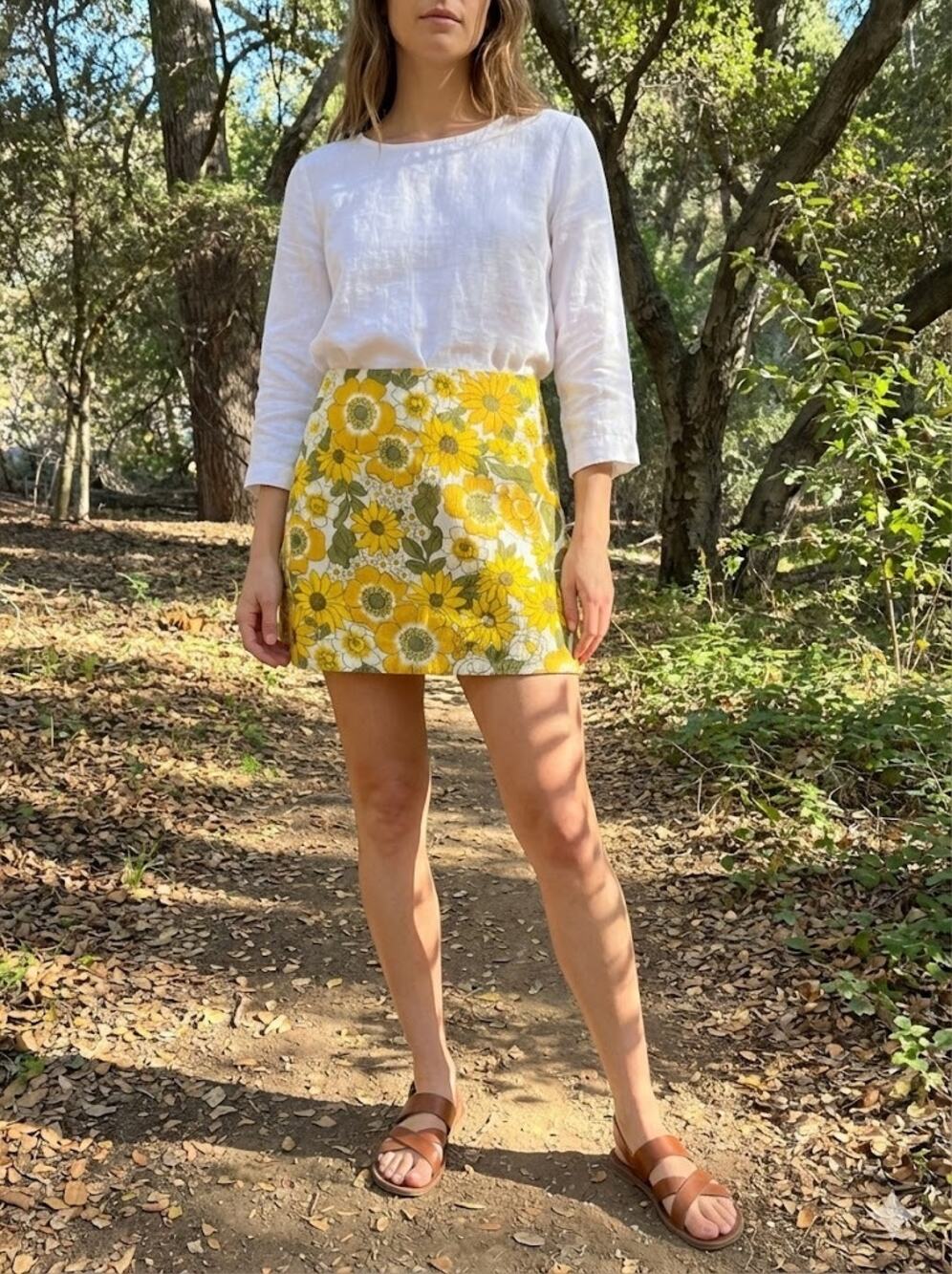 her pony the label buttercup sunflower skirt Size 8